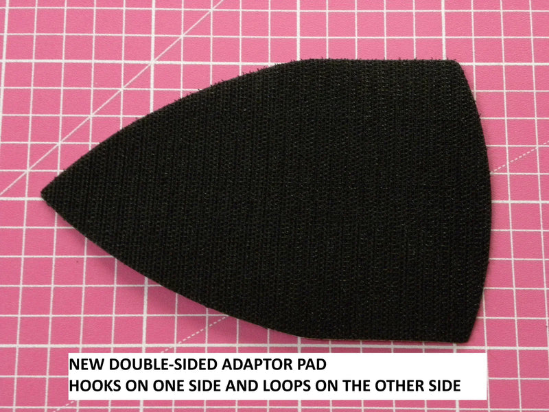 Hook and Loop ADAPTOR PAD with hooks one side and loops on the other