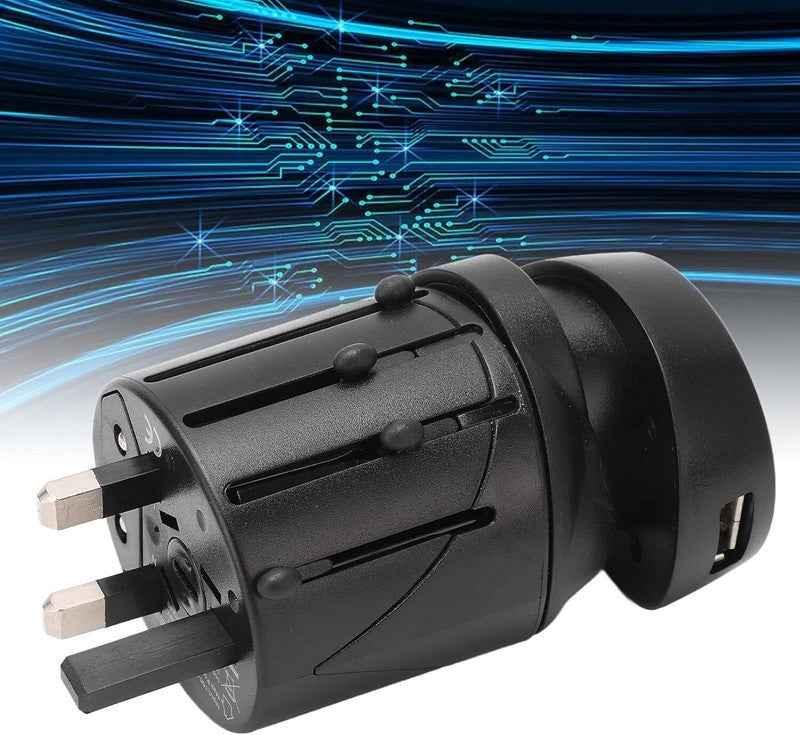 Travel Plug Universal Worldwide Charger Power Adapter US, EU, UK, AU With USB