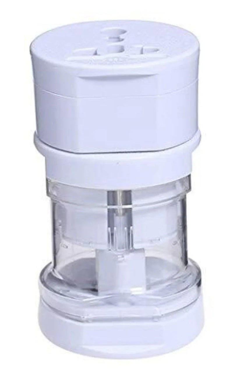 Travel Plug Universal Worldwide Charger Power Adapter US, EU, UK, AU - White