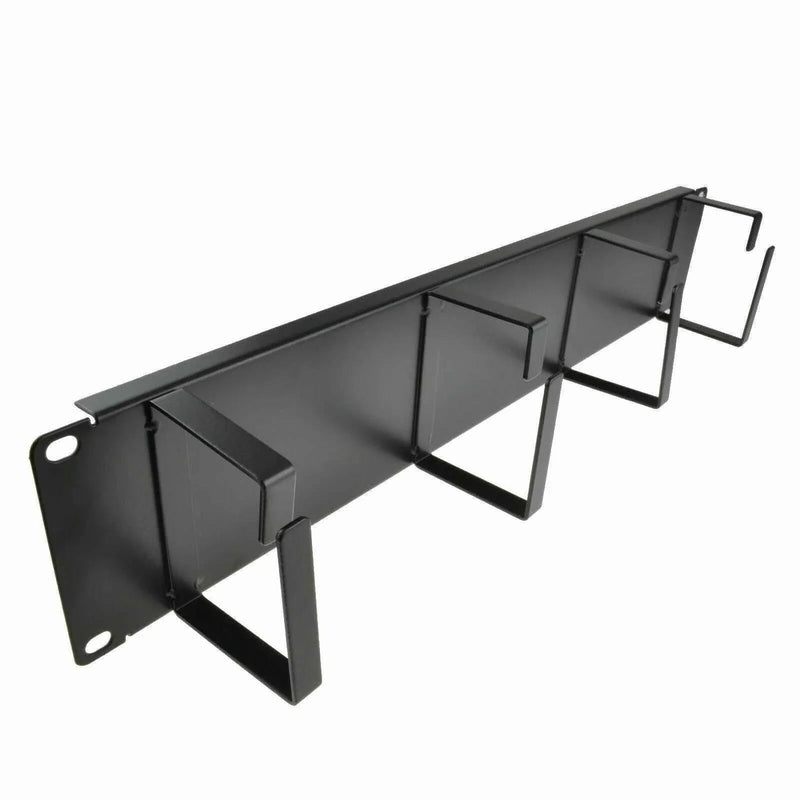 Cable Management Bar 2U Data Cabinet 19 Inch With 4 Metal Rings - Used