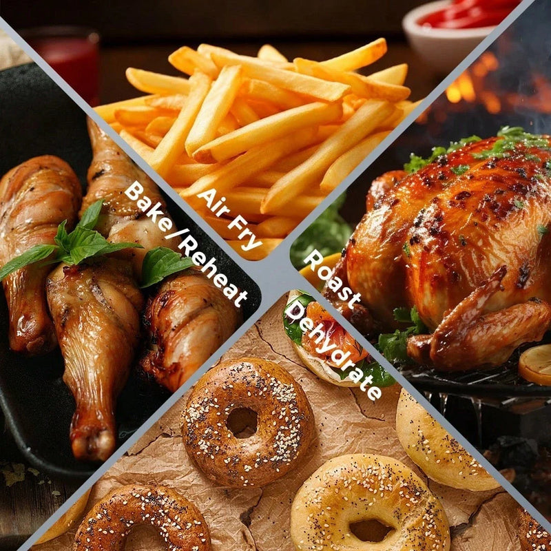 8-in-1 Air Fryer 5.5L 1500W – Digital Touchscreen, 8 Cooking Modes