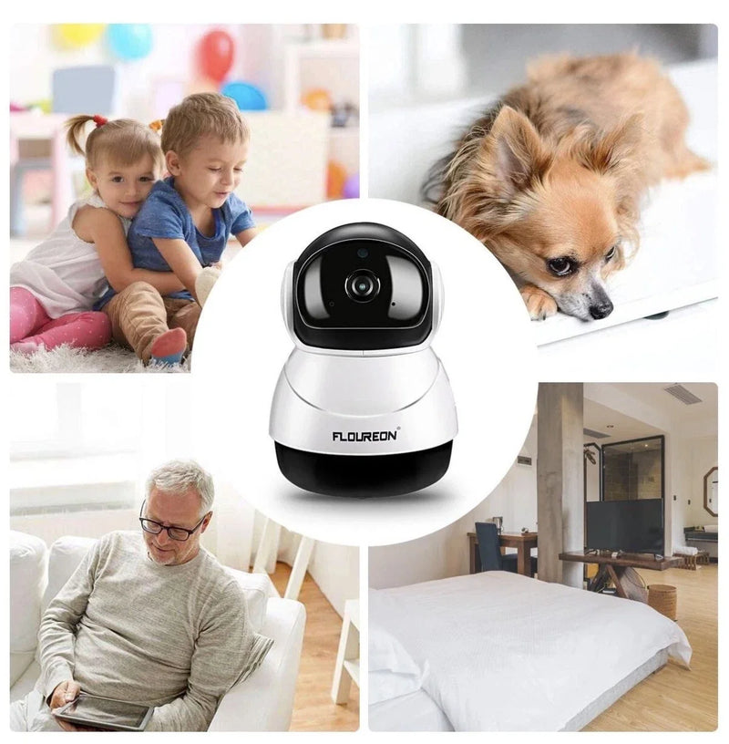 FLOUREON 360° Wireless CCTV Security Camera 1080P | Model: PTX01-PW
