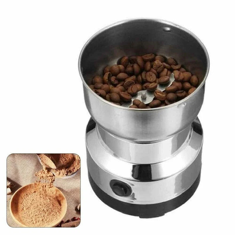 Electric Coffee Grinder – Stainless Steel Blade for Coffee Beans, Nuts & Spices (220V)