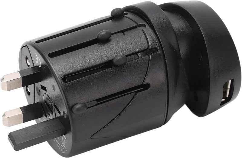 Travel Plug Universal Worldwide Charger Power Adapter US, EU, UK, AU With USB