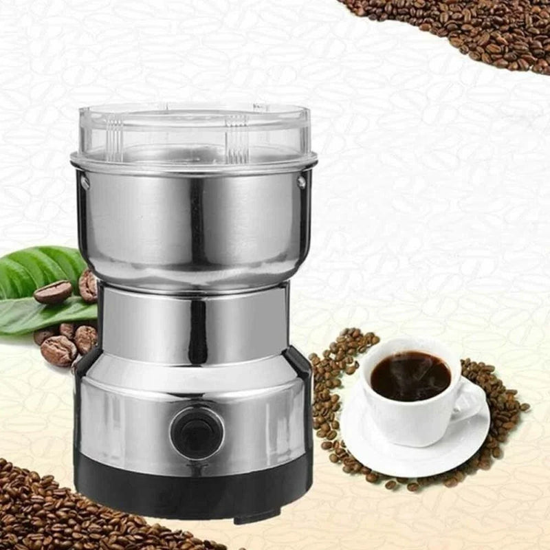 Electric Coffee Grinder – Stainless Steel Blade for Coffee Beans, Nuts & Spices (220V)