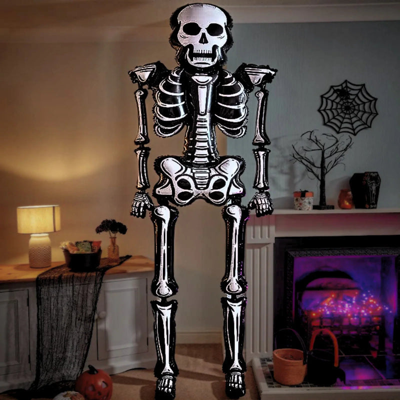 Mega Skeleton Foil Balloon 250cm