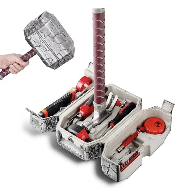 Hammer Tool Box - 28 Piece Hammer Tool Set Made of Real Metal for DIY and Car Repair