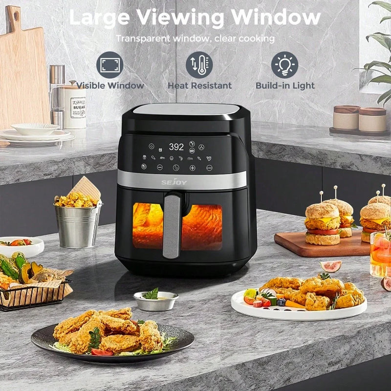 8-in-1 Air Fryer 5.5L 1500W – Digital Touchscreen, 8 Cooking Modes