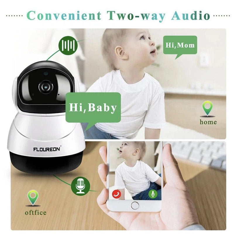 FLOUREON 360° Wireless CCTV Security Camera 1080P | Model: PTX01-PW
