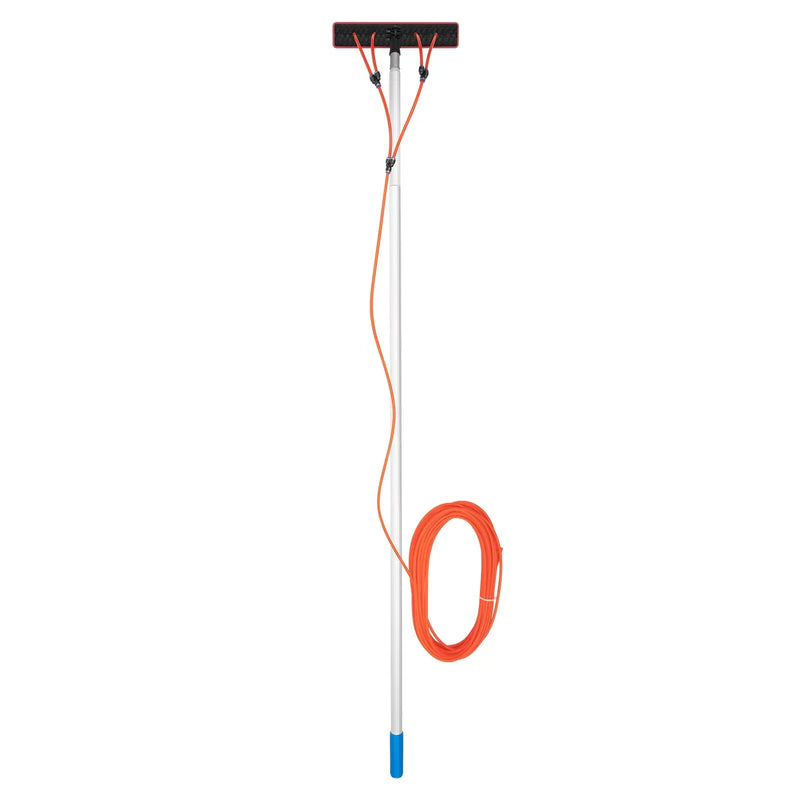 Window Cleaning Pole 5M Water Fed Brush 35CM Solar Panel Cleaner