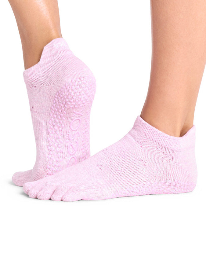 ToeSox Low Rise Full Toe Grip Socks