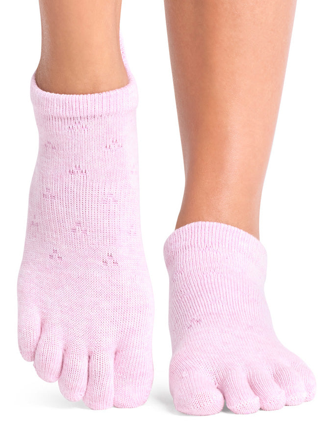 ToeSox Low Rise Full Toe Grip Socks