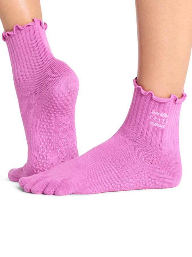 ToeSox Melody Full Toe Grip Socks