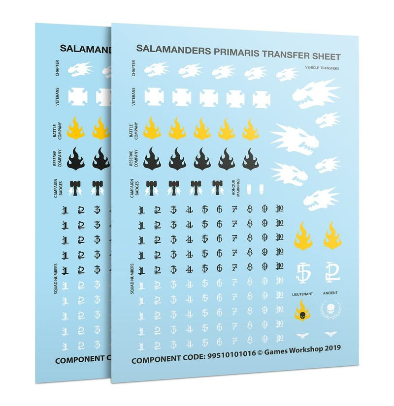 Salamanders Primaris Upgrades & Transfers