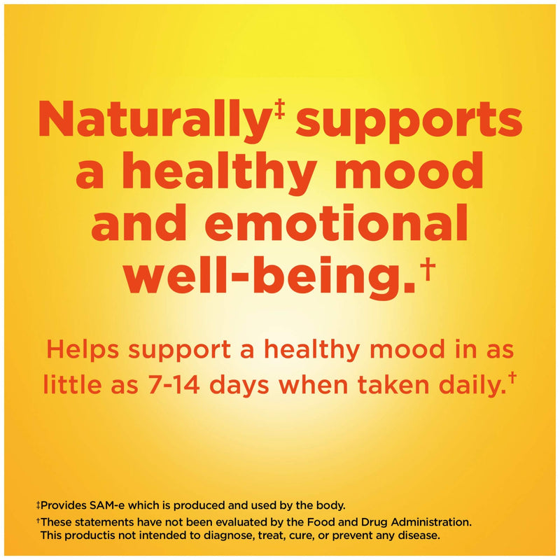 SAM-e Complete 200 mg Tablets - 60 Count | Supports a Healthy Mood