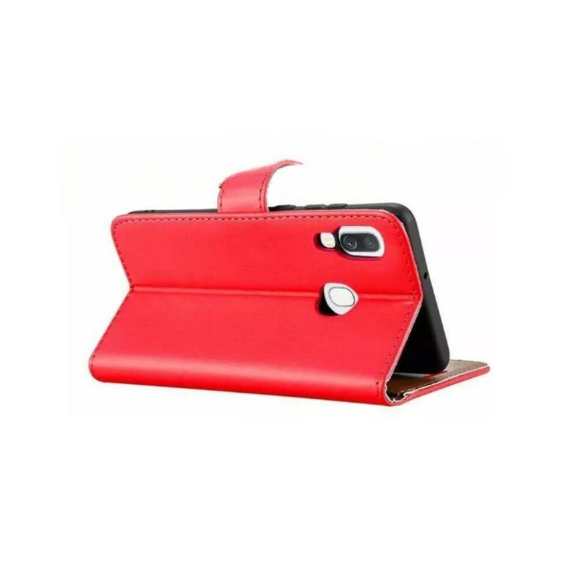 Samsung Galaxy A20e Book Flip Case Leather Wallet