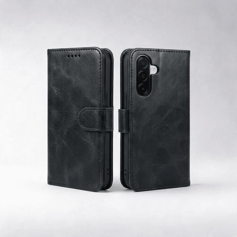 Samsung Galaxy S25 Series Book Flip Case Leather Wallet