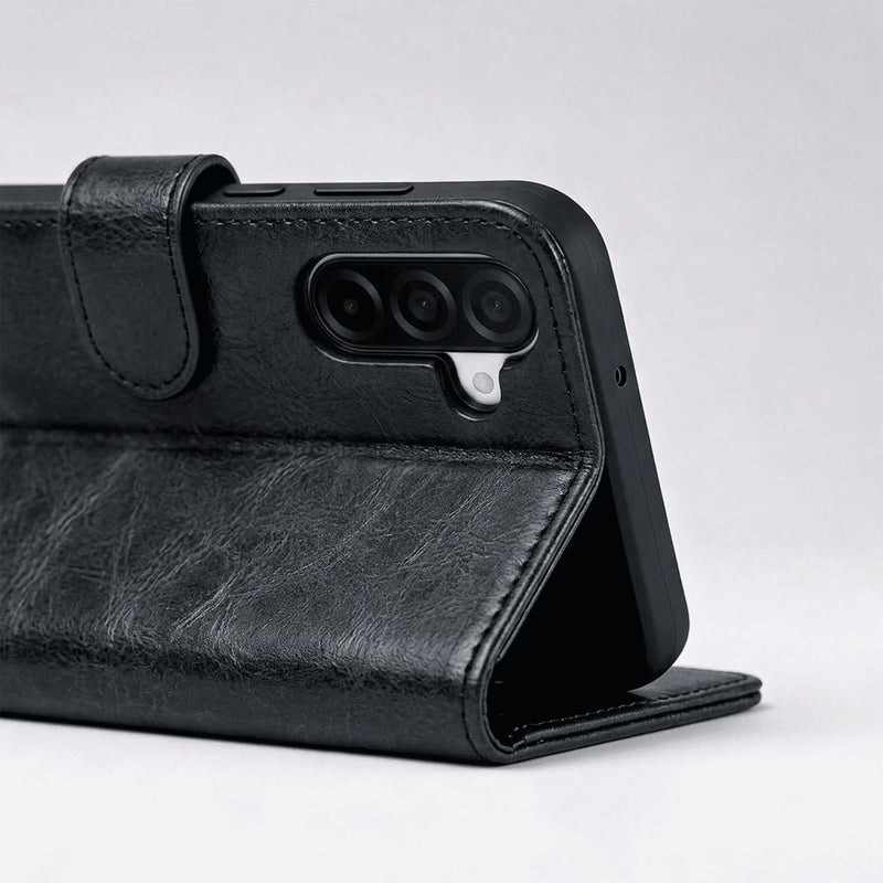Samsung Galaxy S25 Series Book Flip Case Leather Wallet