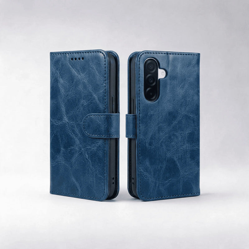 Samsung Galaxy S25 Series Book Flip Case Leather Wallet