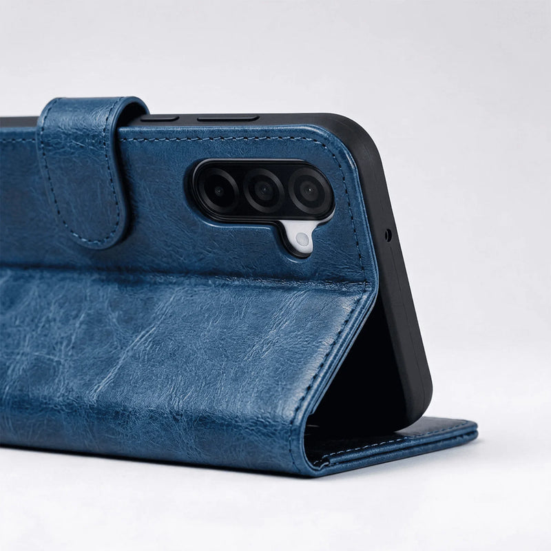 Samsung Galaxy S25 Series Book Flip Case Leather Wallet