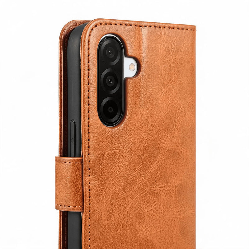 Samsung Galaxy S25 Series Book Flip Case Leather Wallet