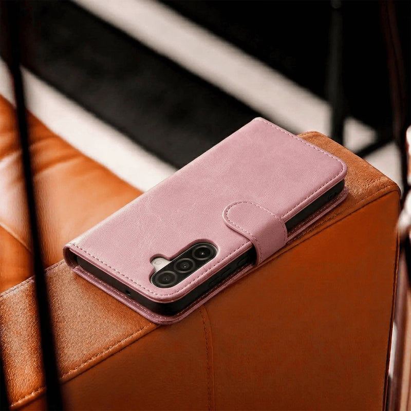 Samsung Galaxy A15 Book Flip Case Leather Wallet