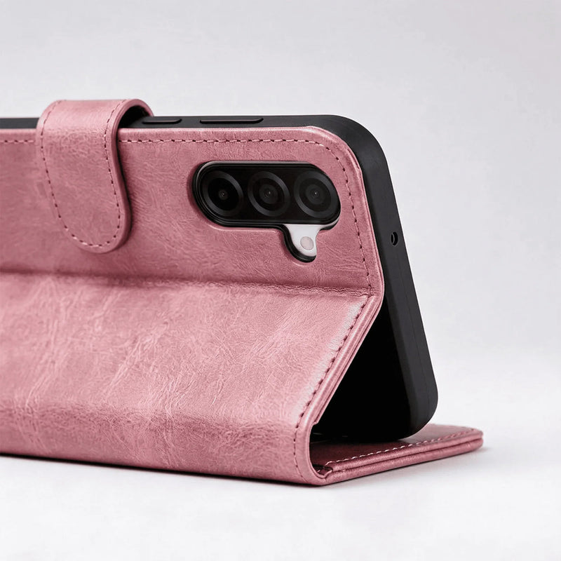Samsung Galaxy S25 Series Book Flip Case Leather Wallet