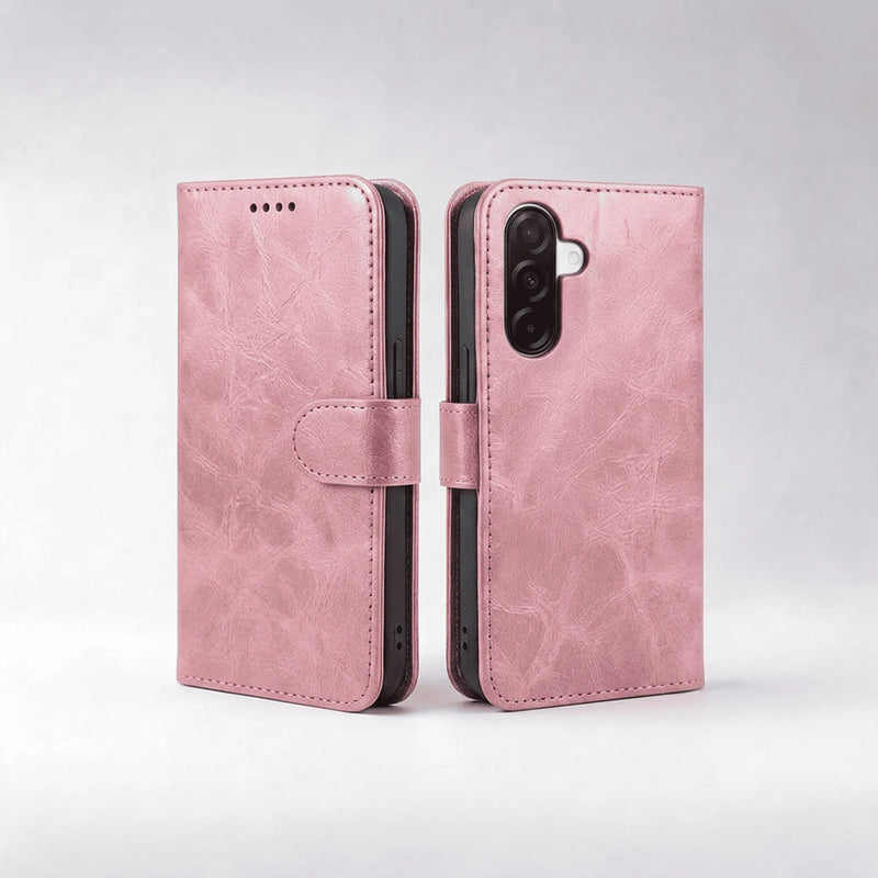 Samsung Galaxy S25 Series Book Flip Case Leather Wallet