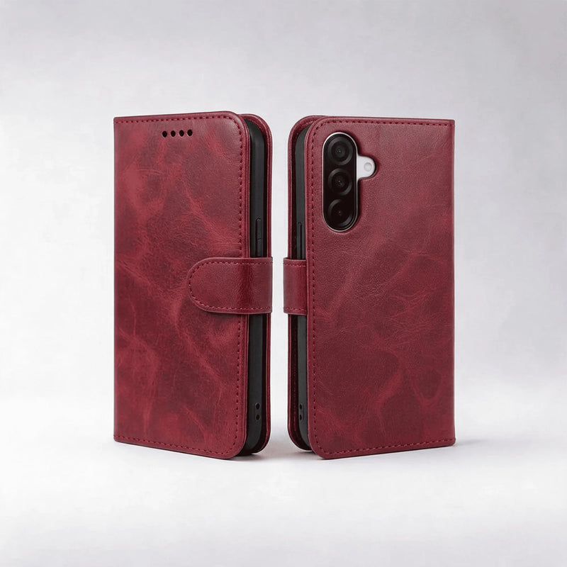 Samsung Galaxy A15 Book Flip Case Leather Wallet