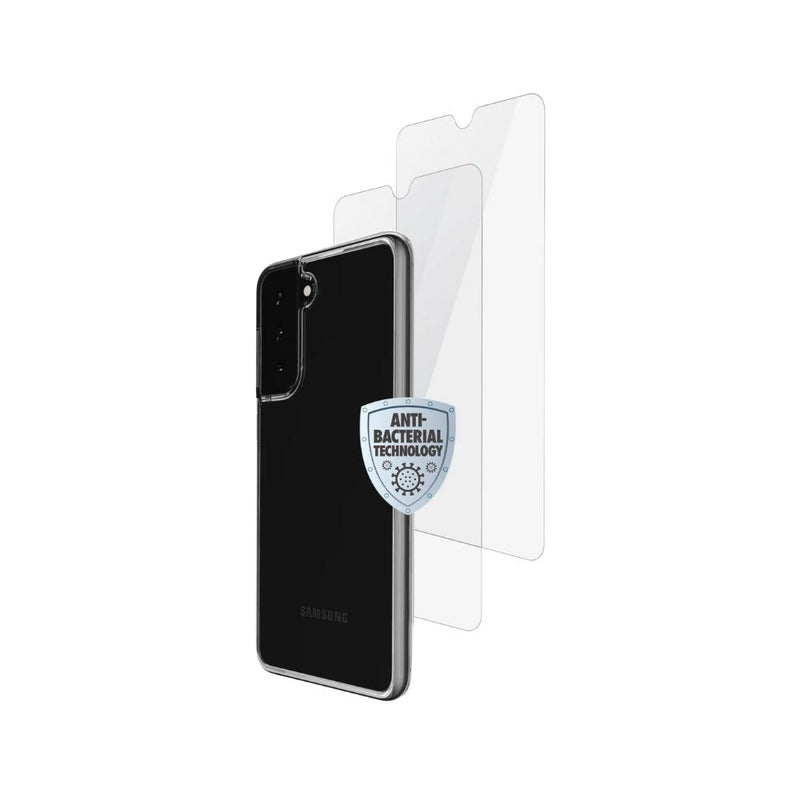 Samsung Galaxy S21 Plus Skech 3 Piece Kit (2 Film Screen Protectors + Clear Case)