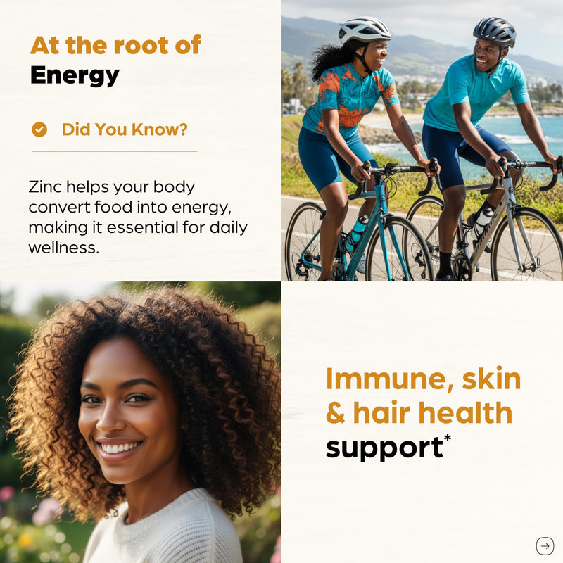 Sandhu Herbals Zinc 30mg with D3, B6, Biotin – Immune & Beauty Support | 120 Caps