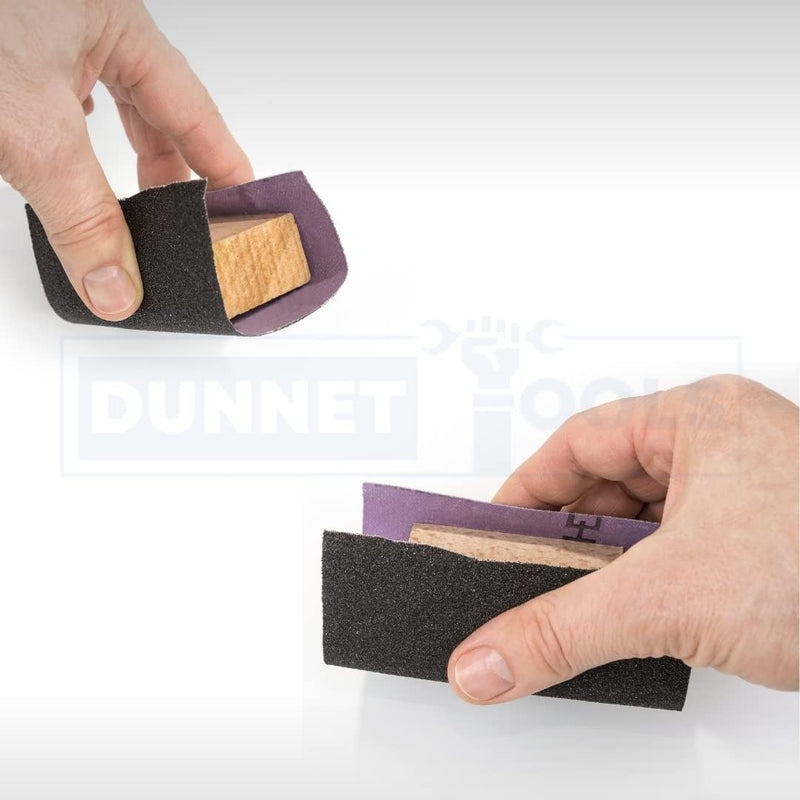 10 Piece Wet and Dry Sandpaper Sheets Mixed Grit Set
