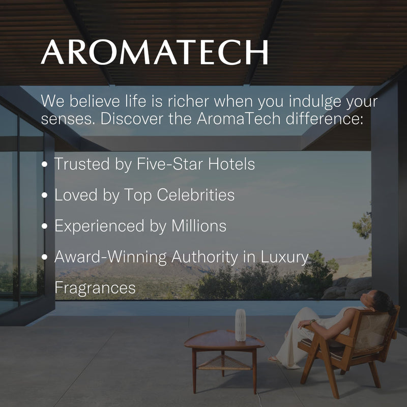 AromaTech Santal Essential Oil Blend – Luxury Hotel Inspired Aromatherapy for Ultrasonic Diffusers & Nebulizers (0.3 fl oz / 10 mL)