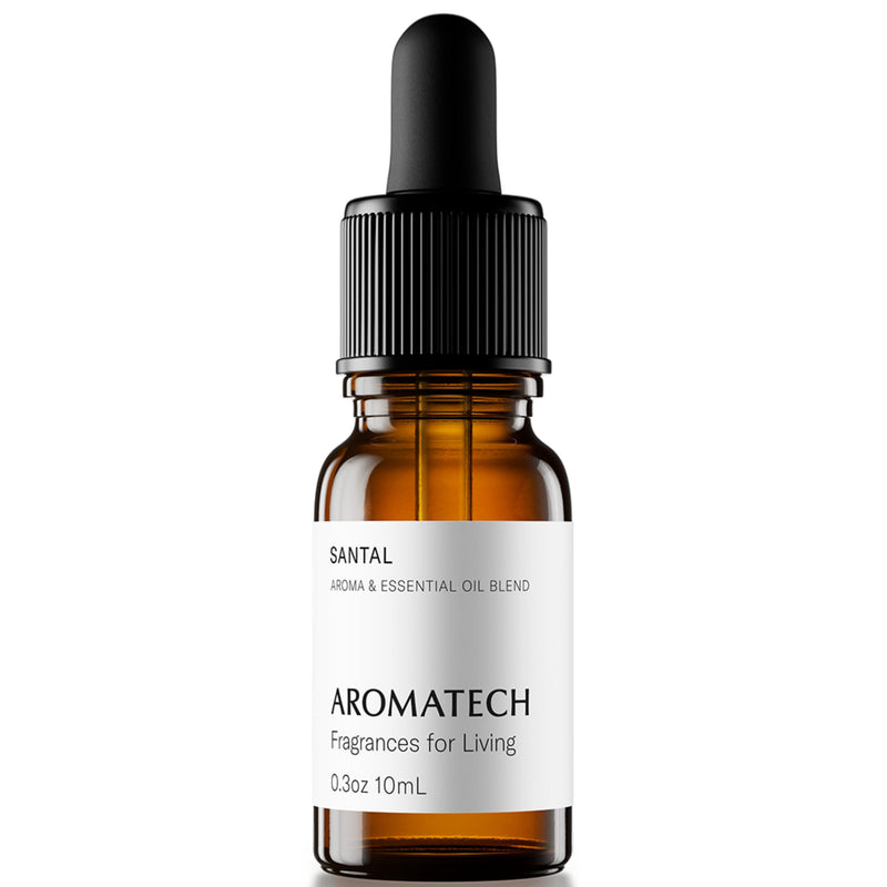 AromaTech Santal Essential Oil Blend – Luxury Hotel Inspired Aromatherapy for Ultrasonic Diffusers & Nebulizers (0.3 fl oz / 10 mL)