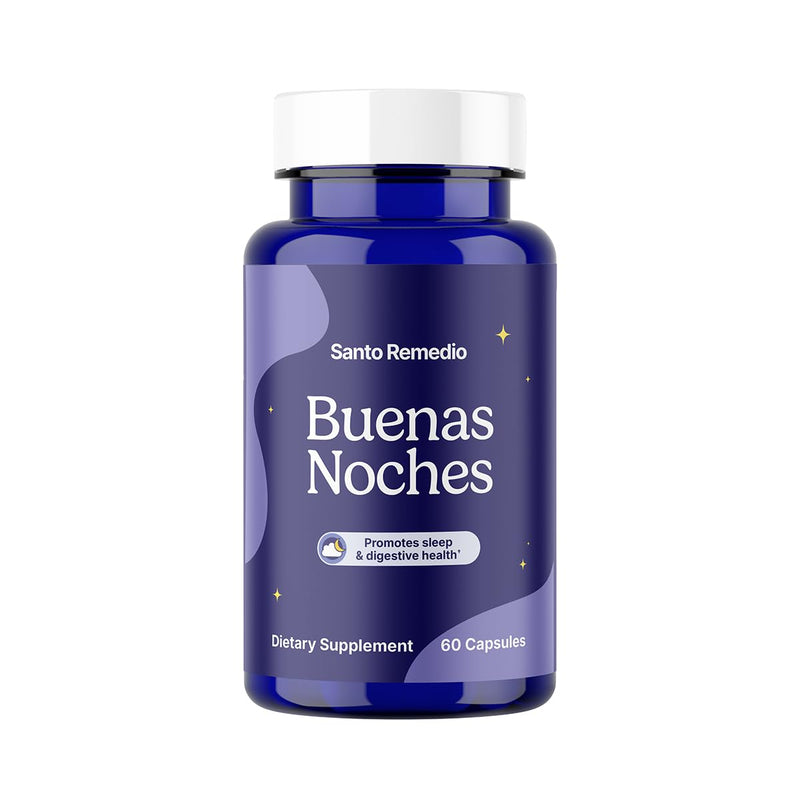 Santo Remedio Buenas Noches – Sleep Support, Digestive Health, Zylaria®, DE111® Probiotics, Melatonin