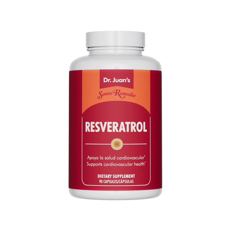 Santo Remedio Resveratrol 200 mg – Cardiovascular Support, 90 Capsules