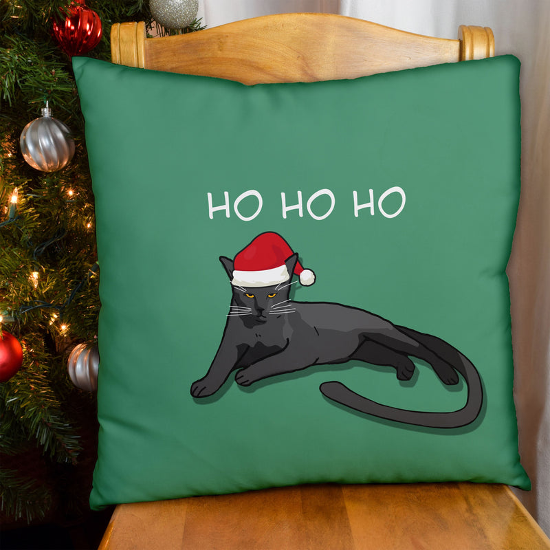 Xmas Sarcastic Cat - Cushion - Two Sizes