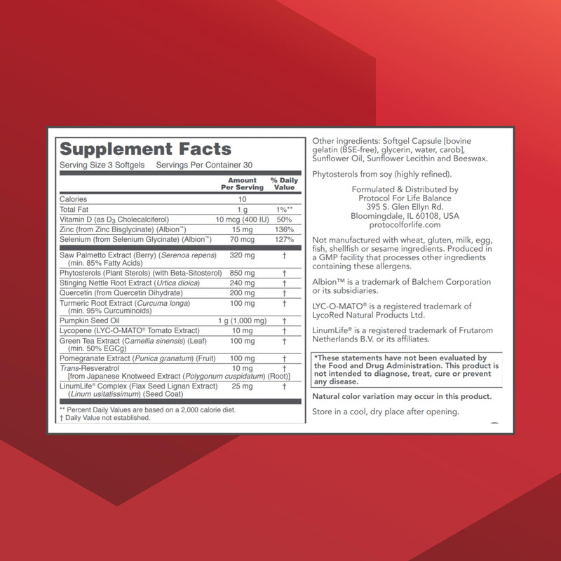 Prostate-B Clinical Strength | Prostate Health Support | Protocol For Life Balance