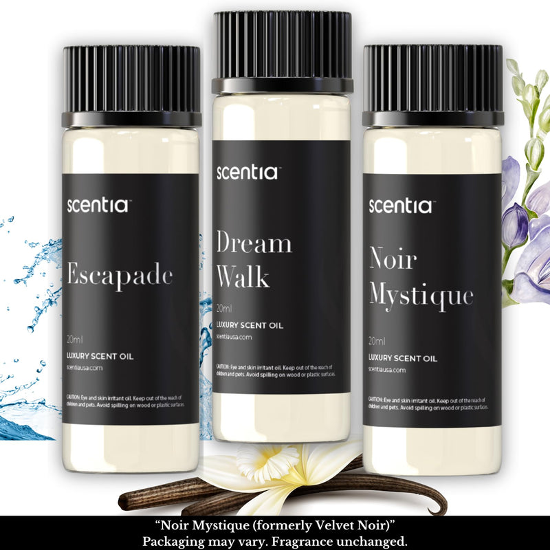 Scentia Hotel Inspired Diffuser Oils – 3×20ml Aromatherapy Set | Luxury Hotel Scents