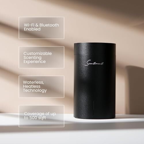Scentiment Diffuser Oil - Beach Resort (20 mL) | Luxury Aromatherapy with Bergamot, Ocean, Peony, Amber & Sandalwood