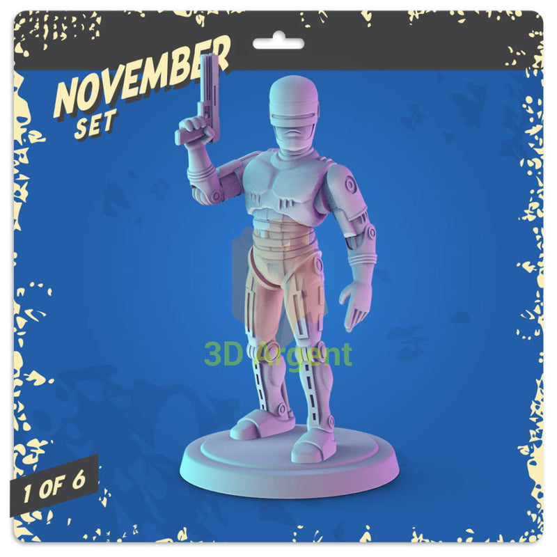 Sci-Fi Action Heroes Figures compatible D&D DragonLance Miniatures Pop Minis