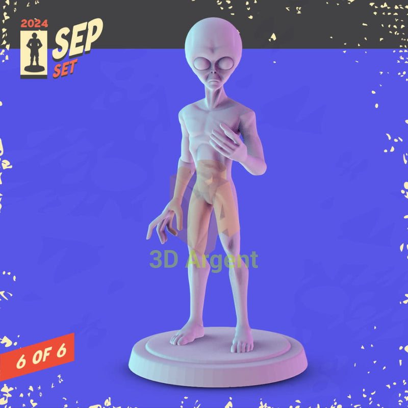 Sci-Fi Alien Icons Figures compatible D&D DragonLance Miniatures Pop Minis