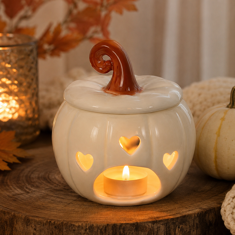 White Pumpkin Oil Burner