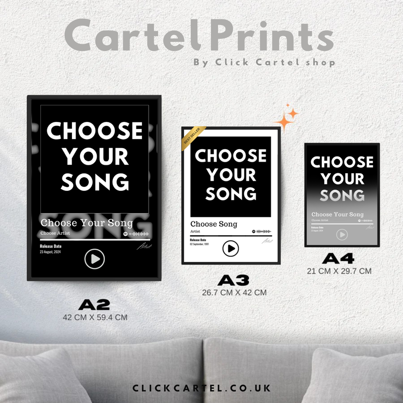 Custom Song Poster