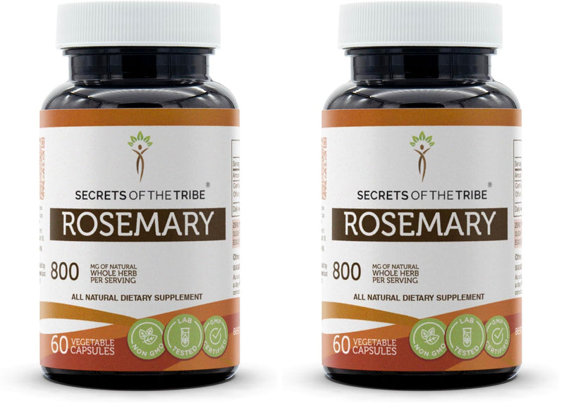 Secrets of the Tribe Rosemary 60 Capsules 800 mg - 2-Pack