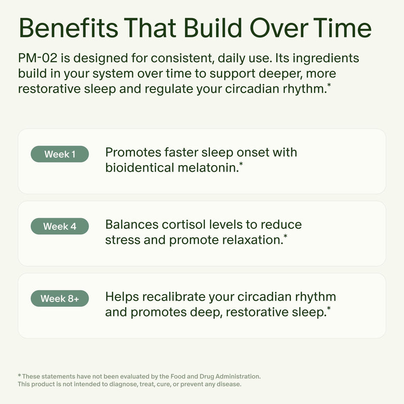 Seed PM-02 Sleep + Restore - Melatonin + Ashwagandha Sleep Aid (30-Day, Vegan)