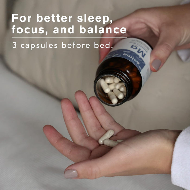 SEIMA 4-in-1 Magnesium Complex 1200 mg | Sleep, Stress Relief & Recovery – 90 Capsules