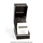 Sekonda Mens Basic Fashion Dated 43mm Black Dial Stainless Steel Bracelet Watch 30095 - InStock