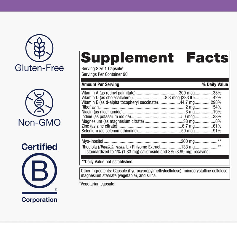 Metagenics Thyrosol - Thyroid Support Vitamin & Mineral Supplement | Zinc, Selenium & Rhizoe Extract | 90 Capsules