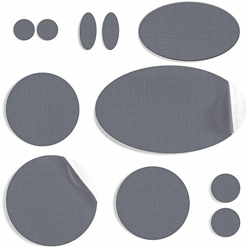 Repair Patches (30+ Colours) for Puffer Jackets, Tents, Upholstery - Stick On, Waterproof, Tear-Cold-Heat-Resistant
